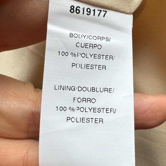 JS Collections Ashley Draped Column Gown in Champagne - Picture 14 of 16